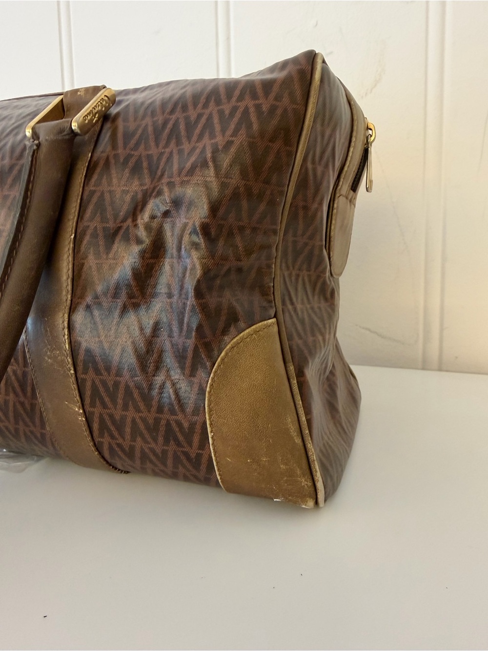 ✨ Vintage Mario Valentino Made in Italy Boston Bag - Picture 9 of 15